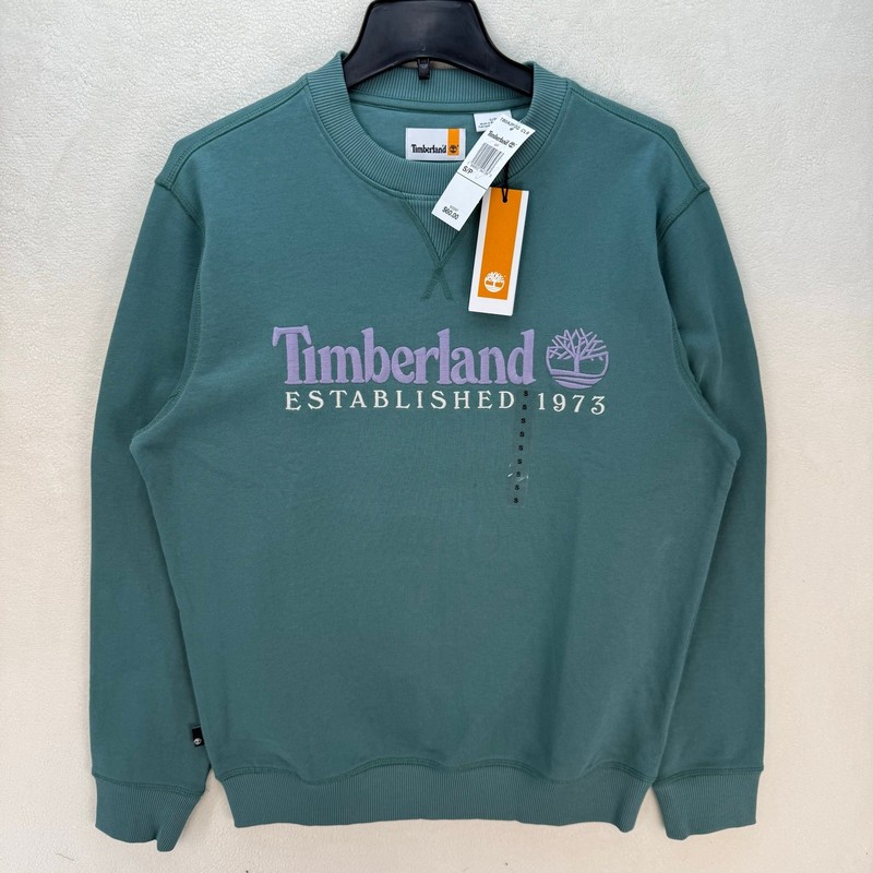 TIMBERLAND MEN’S SMALL OUTDOOR HERITAGE 1973 CREW TB0A2FEQ CL6 RARE TEAL PURPLE