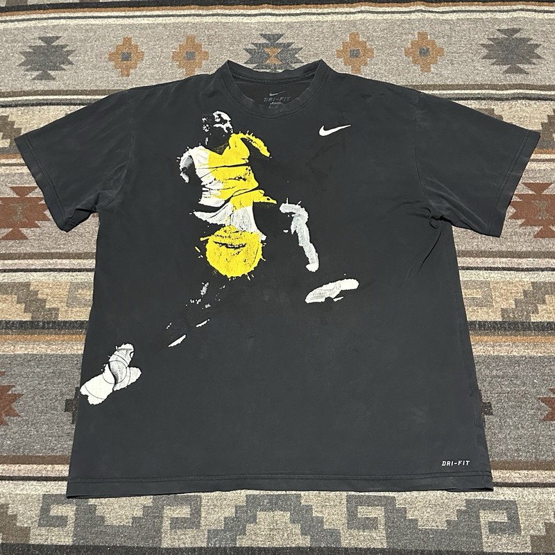 Kobe Bryant Black Mamba T Shirt Mens XL Nike Dri-FIT Lakers NBA