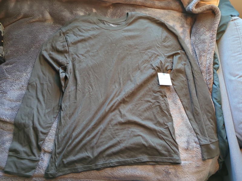 Arizona Long Sleeve Tshirt Shirt, Pirate Black, Medium, Cotton & Polyester
