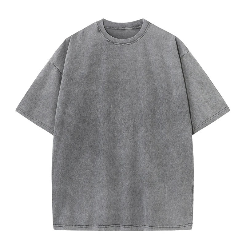 Vintage Washed T Shirt Men Women Oversized Tee 100% Cotton Casual Streetwear gallery