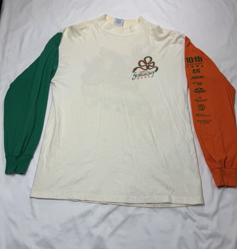Vintage St Patrick’s Day Dash Shirt Irish Beer Weinhard’s Seattle Mens Large 90s