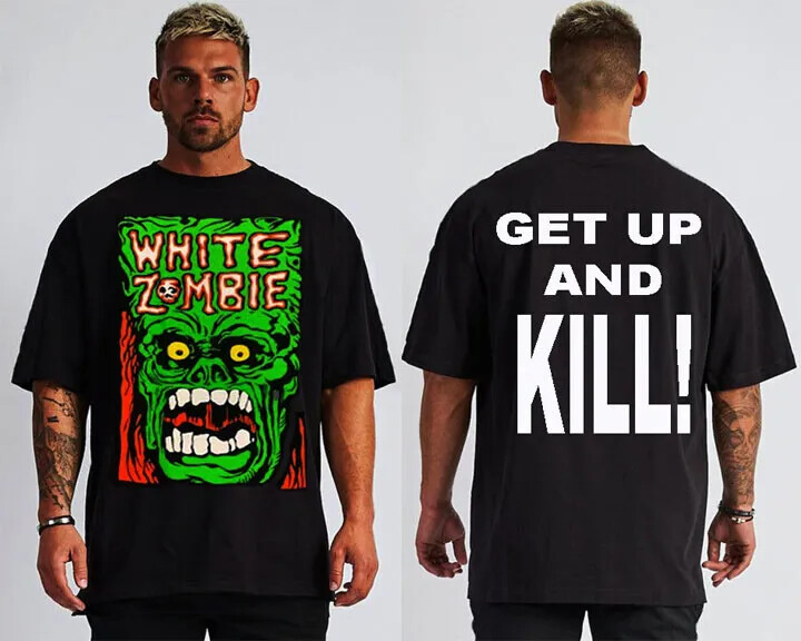 WHITE ZOMBIE GROOVE METAL ROCK BLACK T SHIRTS MEN’S SIZES