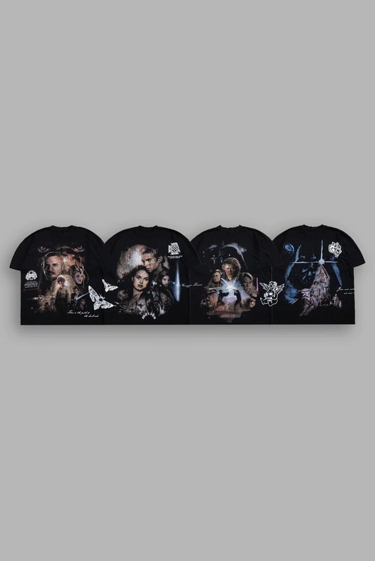 DARC SPORT STAR WARS SERIES "SIDE-BY-SIDE" TEE BOX SET IN BLACK. SIZE MEDIUM gallery