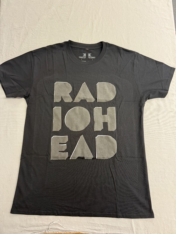 Radiohead Debossed – Fabric Lettering Waste Clothing Official / New