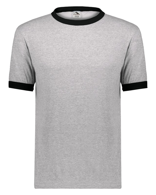 2 Pack Of Augusta Sportswear 710 Adult Polyester/Cotton Ringer Stylish T-Shirt