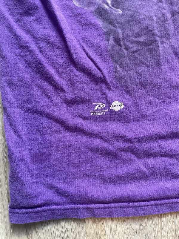 Vintage Pro Player Los Angeles Lakers Shaquille O’Neal Big Face T-Shirt Large gallery
