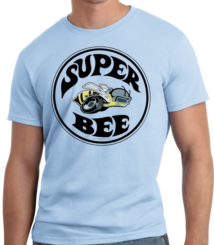 PubliciTeeZ Big and Tall King Size Licensed Dodge Super Bee Logo T-Shirt