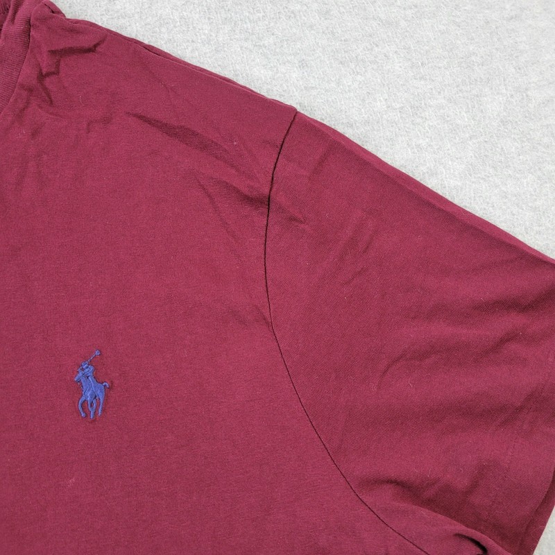Polo Ralph Lauren Shirt Mens XL Red Custom Slim Fit PRL Pony Embroidery gallery
