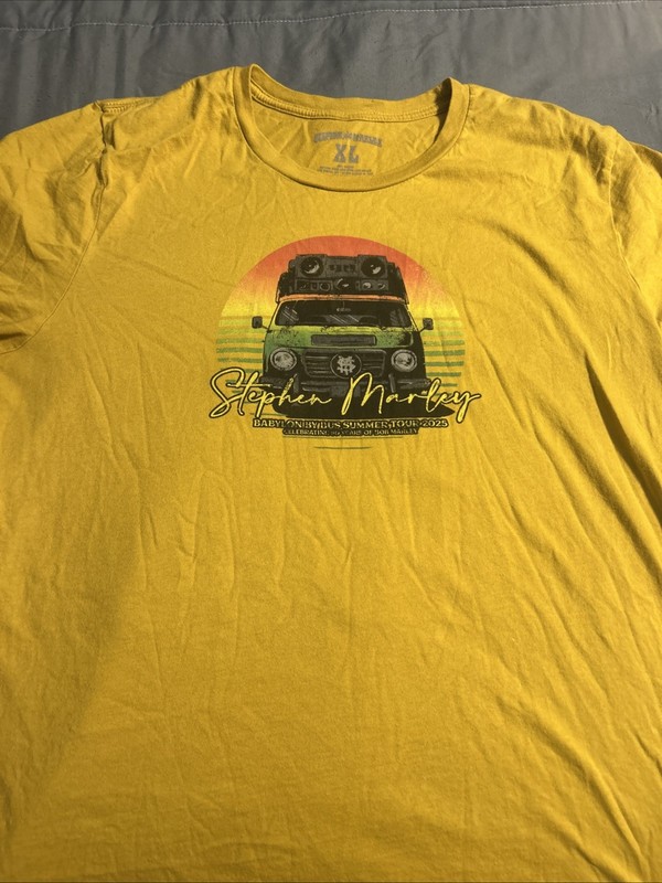 Stephen Marley Summer 2025 Concert T-Shirt Size XL