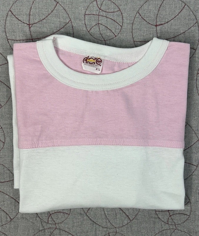 Deadstock Vintage 80s Single Stitch Classic Retro Ringer T-Shirt Adult Blank USA gallery