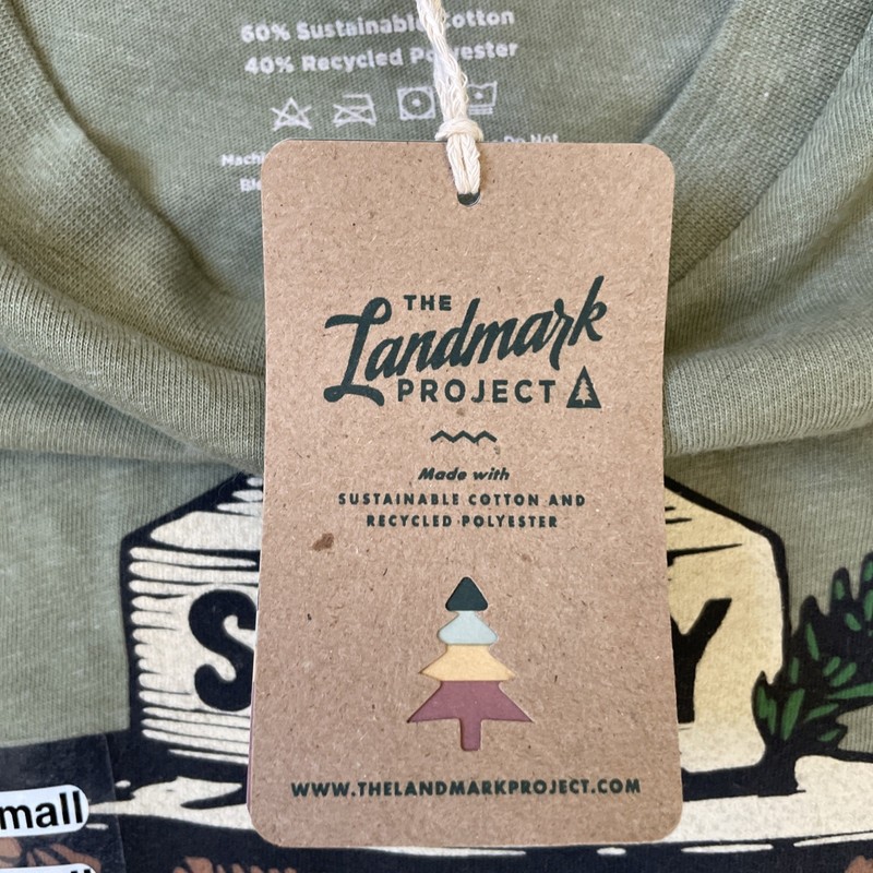Landmark Project Tshirt Smokey The Bear Mens Small Green Outdoor Nature New gallery
