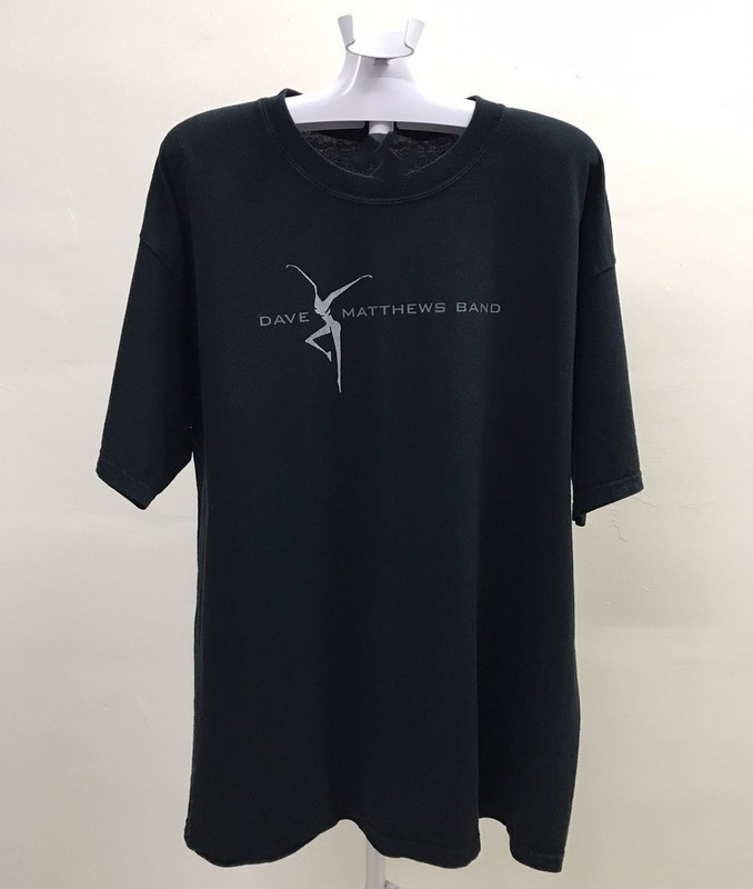 Dave Matthews Band T Shirt Black Color 100% Cotton All Size