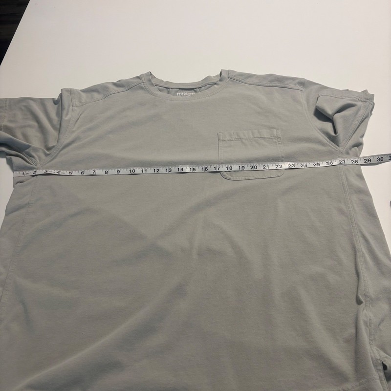 Duluth Trading Co Mens 2XL Gray Coolmax Cotton Blend Pocket T-Shirt Short Sleeve gallery