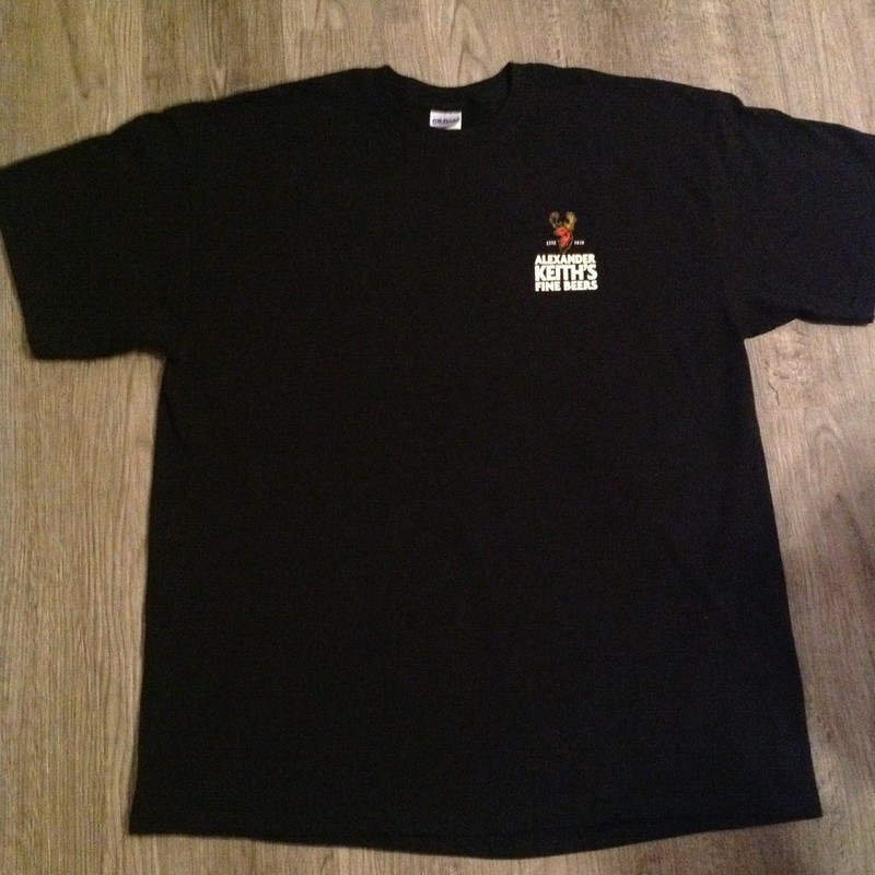 Alexander Keith Fine Beers Thirsty Judge University Black T-Shirt XL