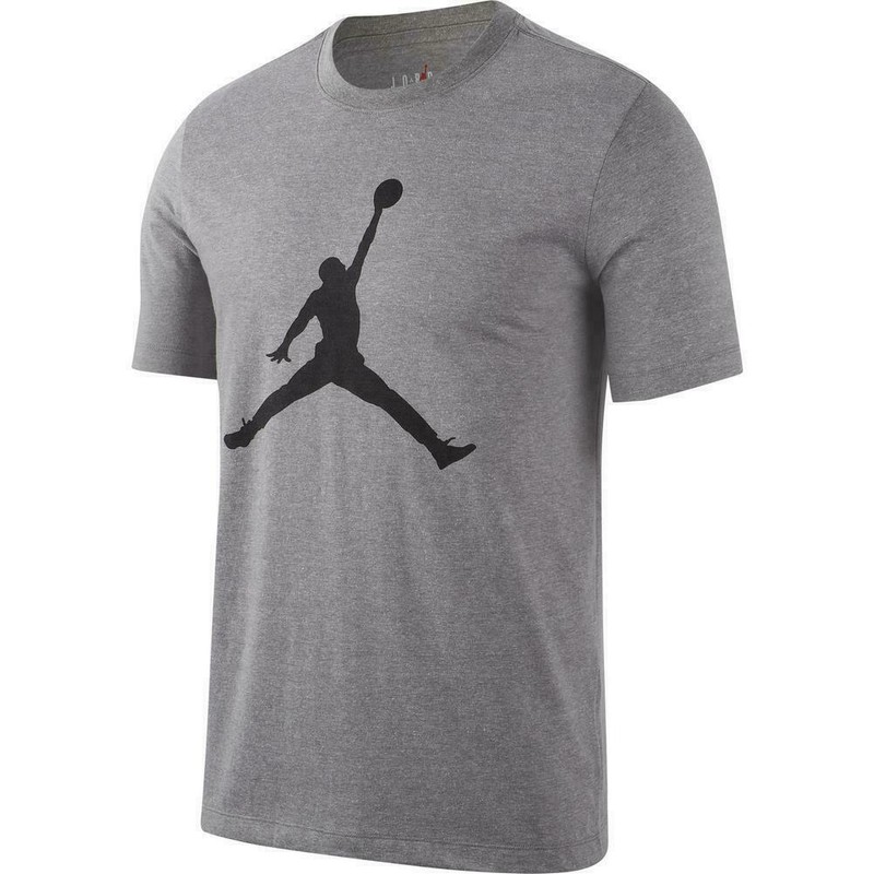 Nike Air Jordan Jumpman Logo Mens T-Shirt Grey Multi Size Casual Sportswear Top
