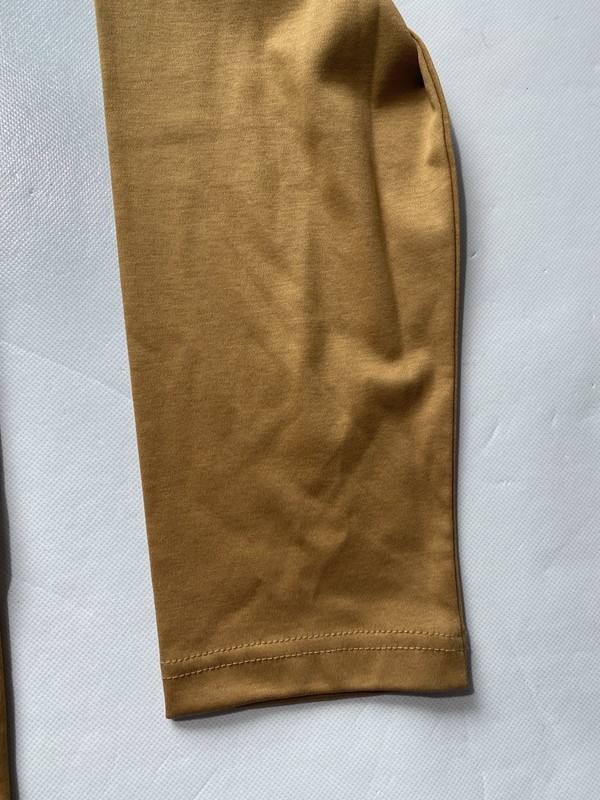 NEW- Size XL Mens Murano Long Sleeve Turtleneck Shirt Liquid Cotton Copper Brown gallery