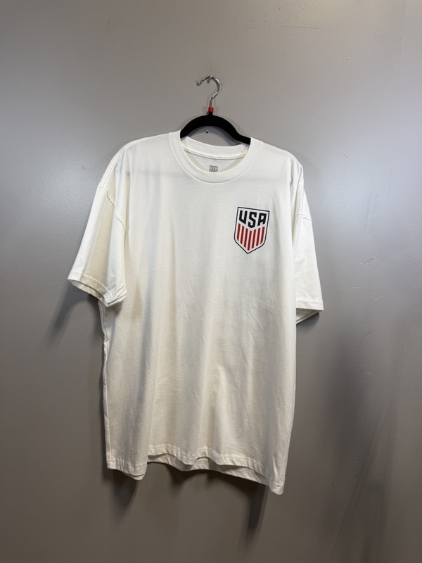 [Clothing Sample] Men’s U.S. Soccer White T-shirt Size: Large