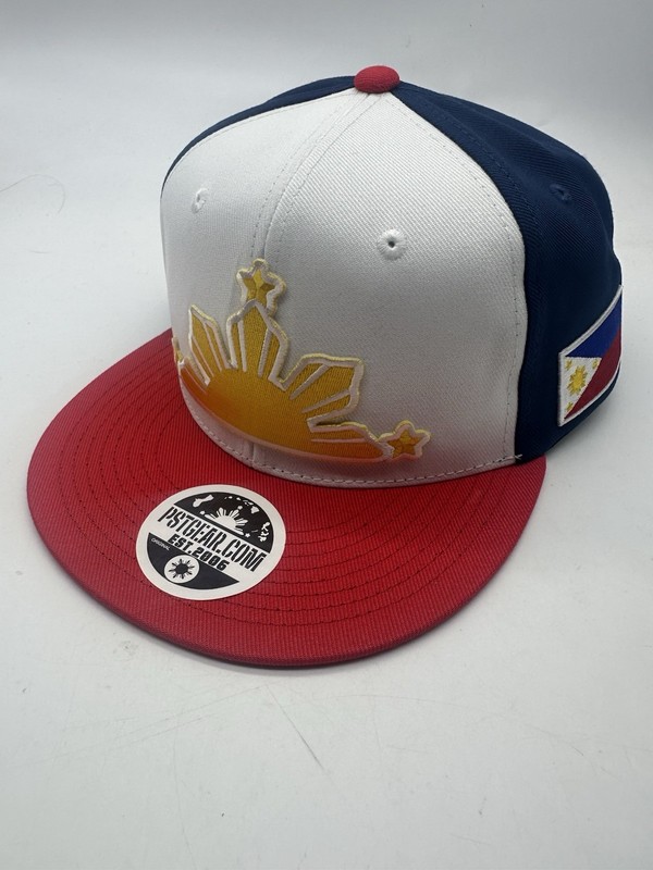 Filipino hat Rising Sun 3 stars And Sun Island Back Pinoy Philippines