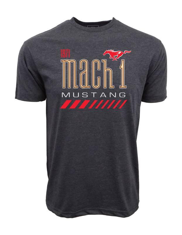 1971 MACH 1 FORD FORD MUSTANG GRAPHIC MENS T SHIRT