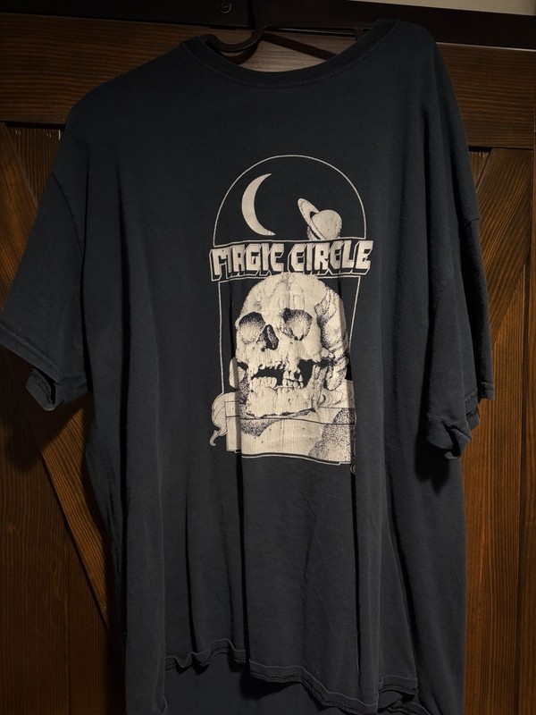 Magic Circle XL band shirt Mind Eraser Boston Strangler Iron Age