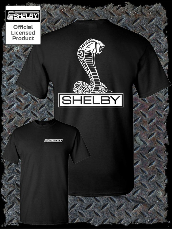 Shelby Cobra Double Sided T-Shirt -Authentic Licensed Product Ford GT500 Mustang