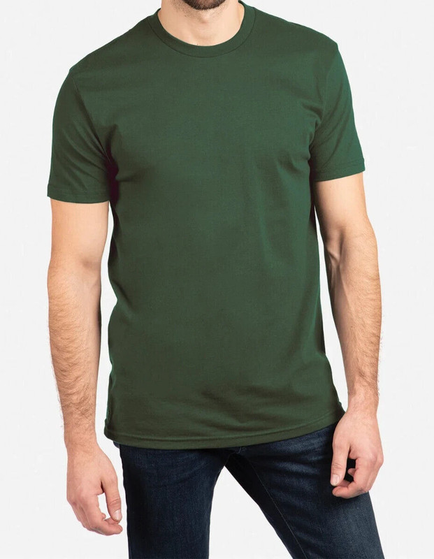 Next Level Apparel 3600 Premium Cotton T-SHIRT – 4.3 oz Super Soft ForestGreen