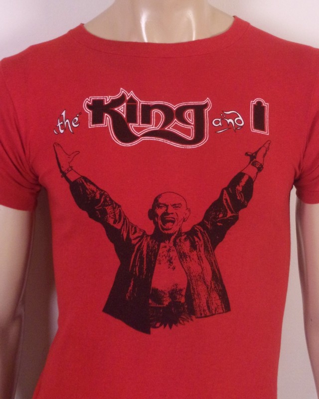 vintage 80s single stitch The King And I T-Shirt Movie Film Broadway Musical S