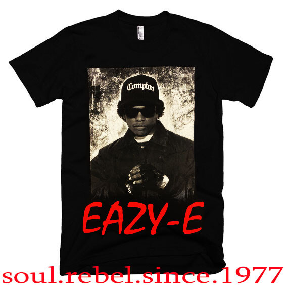 EAZY RAP HIP HOP T SHIRTS MEN’S SIZES RED