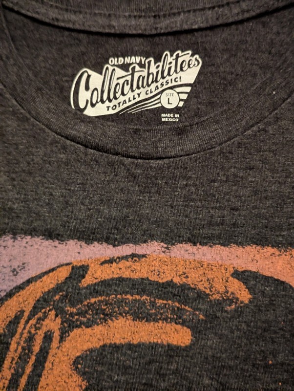 Retro Old Navy Collectibilities Star Wars Revenge Of The Jedi LGE Grey T-shirt gallery