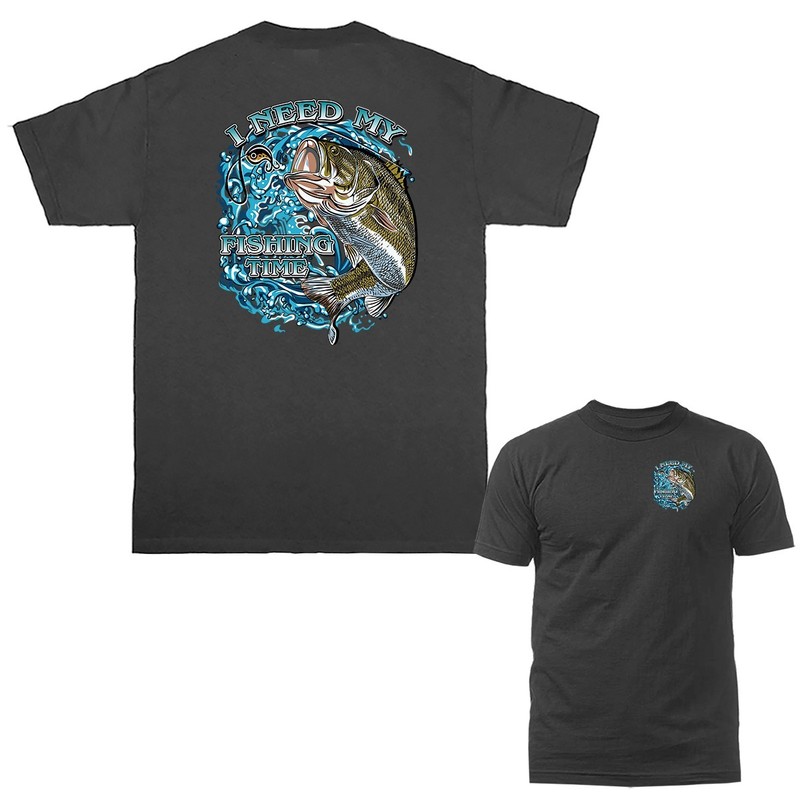 I Need My Fishing Time Outdoor Sports Fishing T-Shirt
