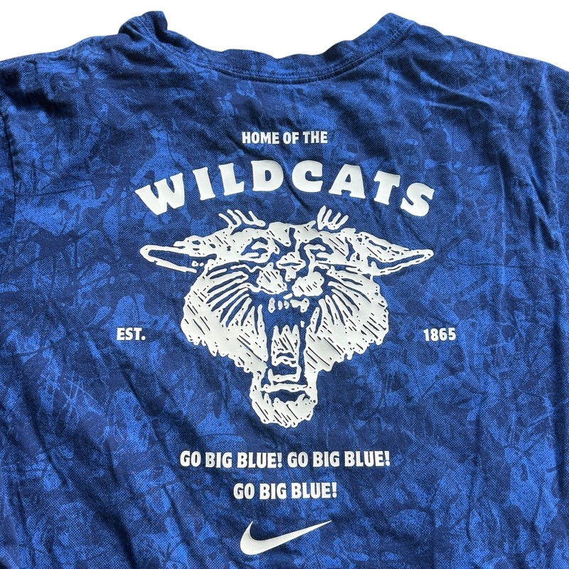 University of Kentucky Wildcats Nike Tee Go Big Blue T-Shirt Men’s Size Large gallery