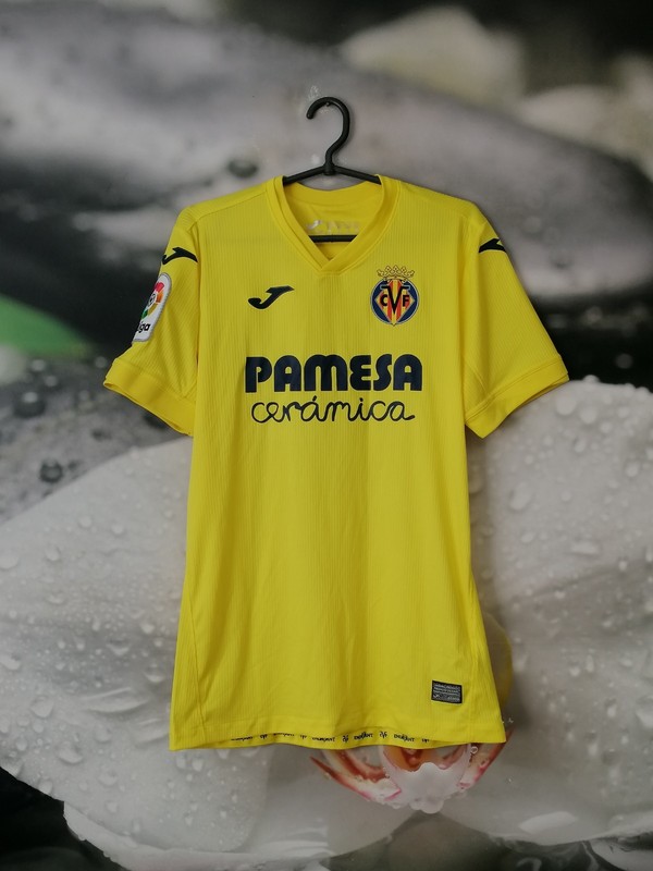Villarreal 2020 – 2021 home shirt jersey camiseta JOMA #4 PAU TORRES size M