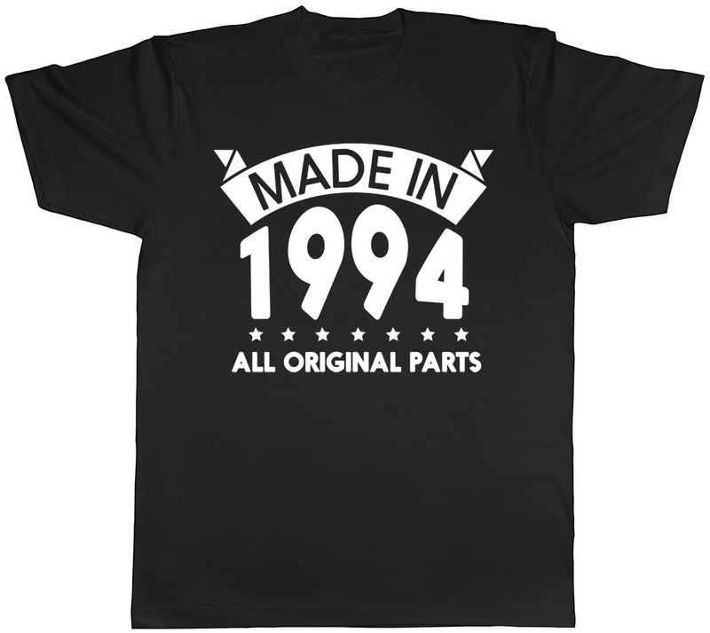 Made in 1994 All Original Parts Birthday Mens Short Sleeve T-Shirt