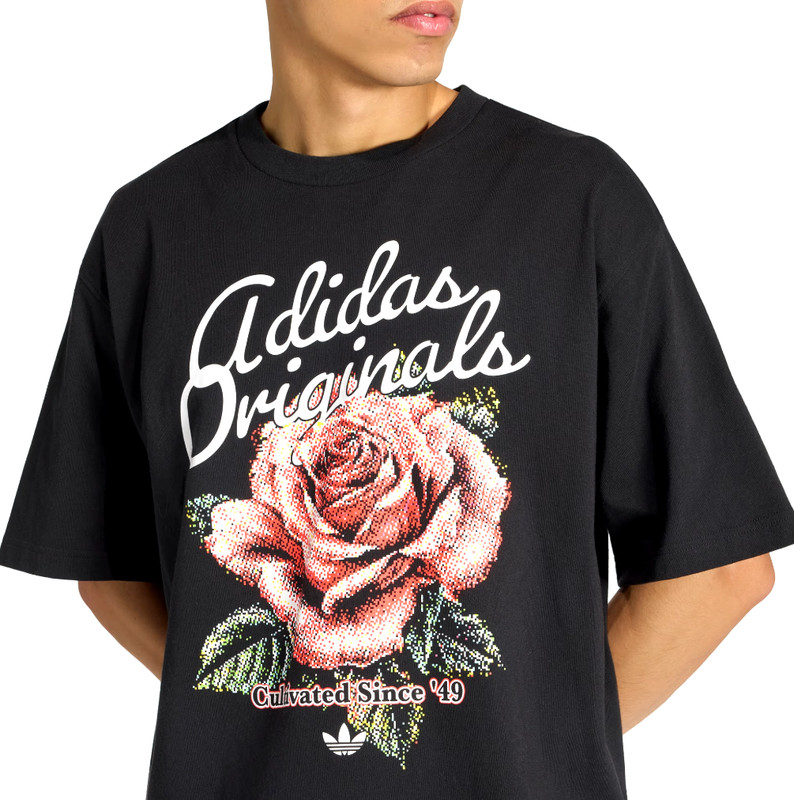 NEW MENS ADIDAS ORIGINALS OG ROSES TREFOIL TEE SHIRT ~SIZE LARGE #KX8629