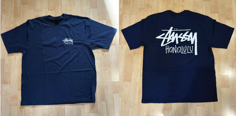 Stussy Honolulu Reprint Tee Back Graphic Logo Casual Streetwear Shirt S-5XL