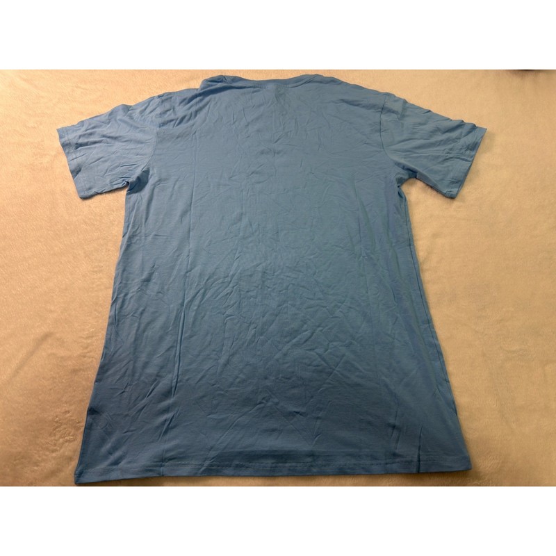 Royal Avalon Mens Bamboo Cotton Blend Crewneck T-Shirt Light Blue Large gallery