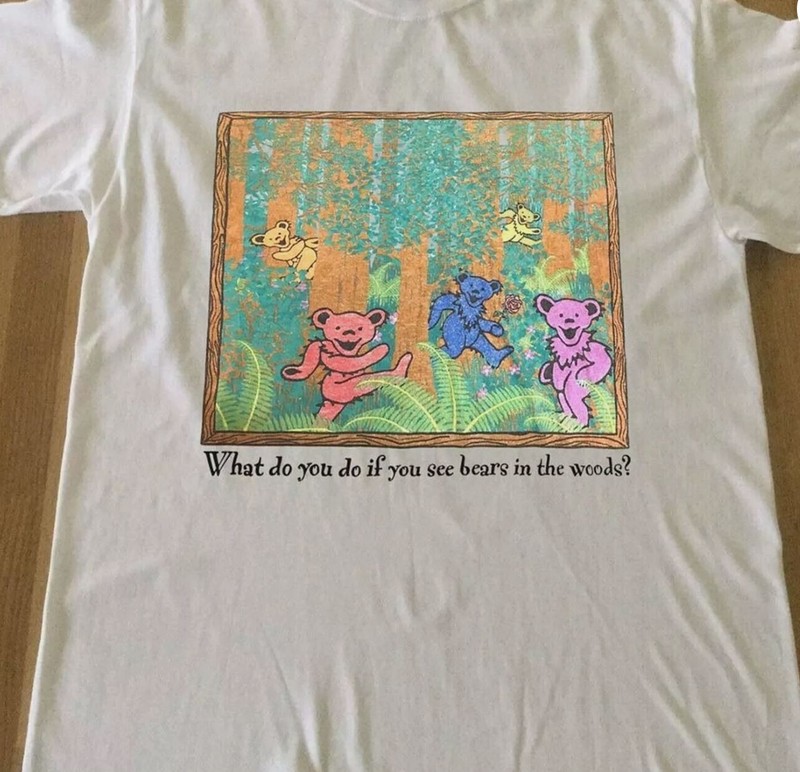 Grateful Dead T Shirt 1998 Bears In The Woods