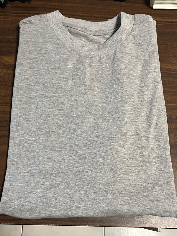 New DEATH ROW Blank NO PRINT Stretchable Soft T Shirt H Grey -SST23-700 RNBR-34 gallery
