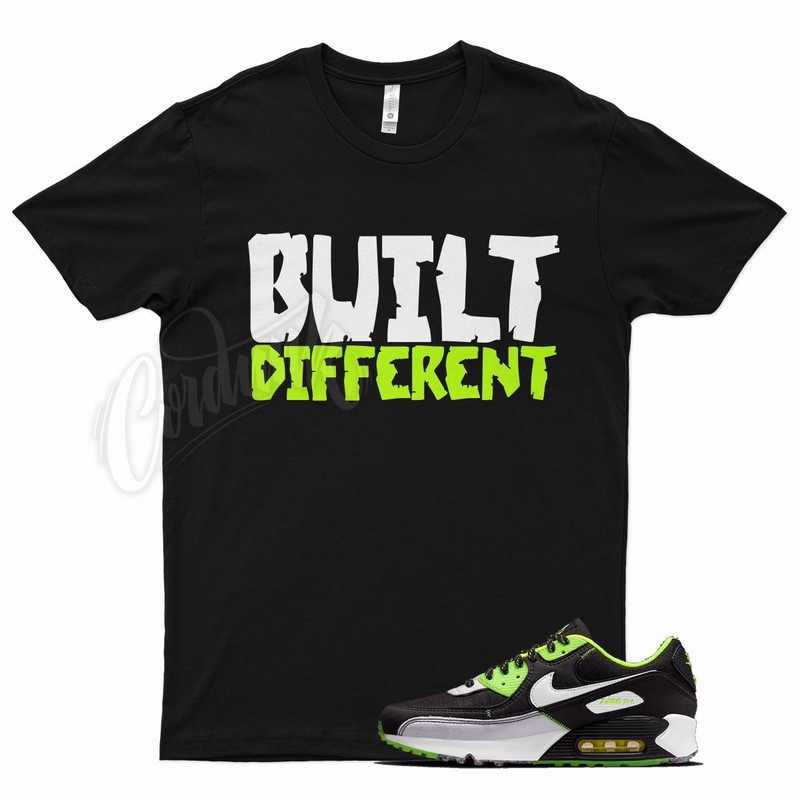 Black BUILT T Shirt for N Air Max 90 Exeter Edition Volt White 1 Electric 6
