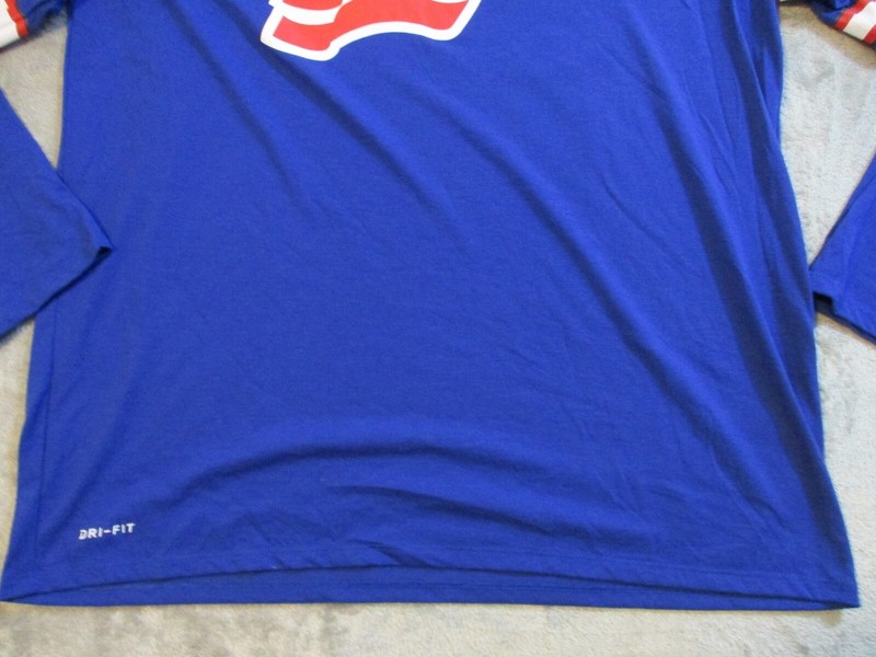 Nike Team USA Shirt Mens XL Blue White Red Flag Olympic Long Sleeve Dri Fit 0658 gallery