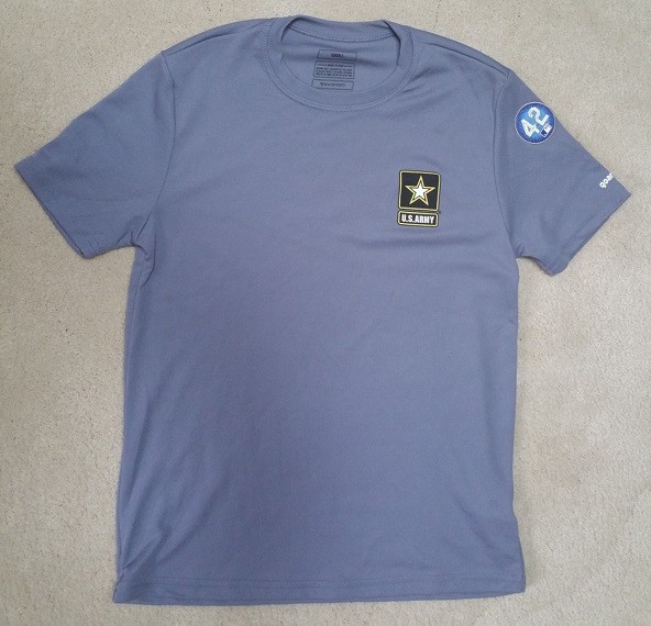 U.S. ARMY NY DODGERS (JACKIE ROBINSON #42) MLB Viewsport T-Shirt Men’s SM Gray