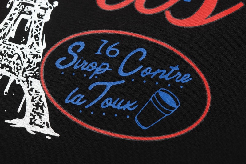 S-M-L-XL THAT'S A AWFUL LOT OF COUGH SYRUP T-shirt White / Black gallery
