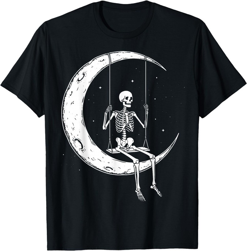 Skeleton Moon Swing T-Shirt