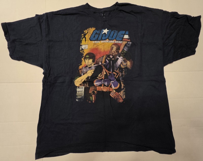 VTG 2009 G.I. Joe Real American Hero Issue #23 Cover Art GAP T-Shirt 2XL Cobra gallery