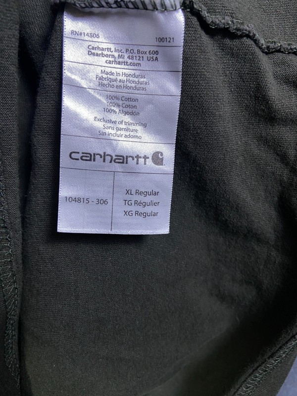 Carhartt 90s Rugged Outdoor Workwear Graphic T-shirt Sz XL Relaxed Fit Campfire gallery