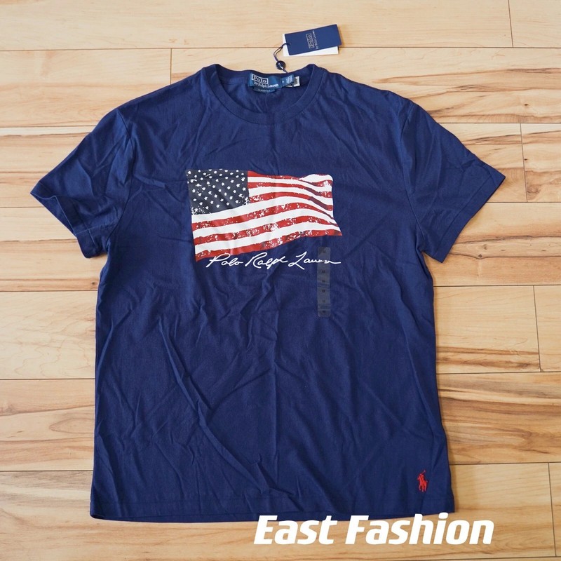 Polo Ralph Lauren Men's Stars & Stripes Big Pony USA Flag T-Shirt gallery