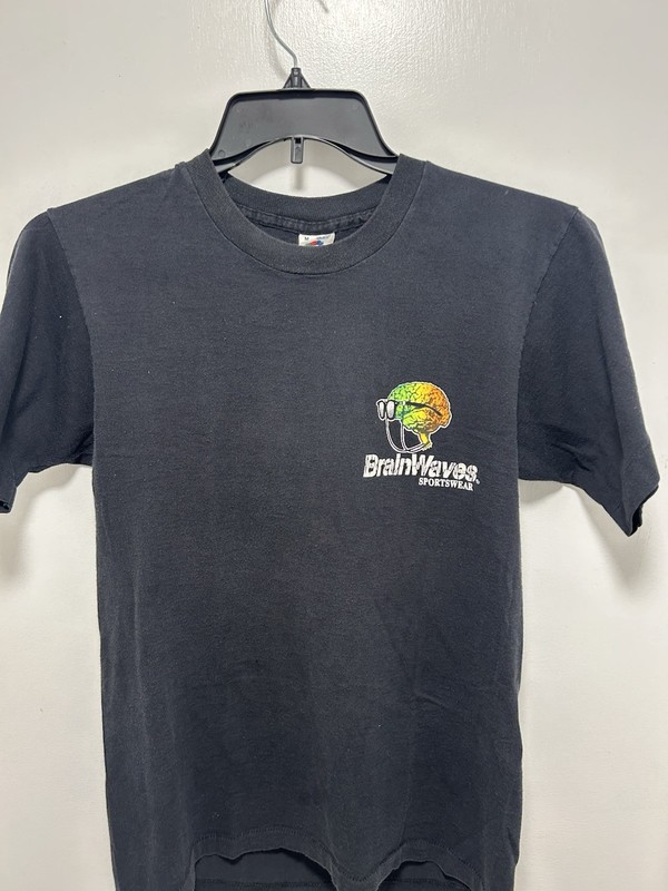 Vintage 1989 T-Shirt Bourbon St New Orleans Brainwaves Sportswear Medium