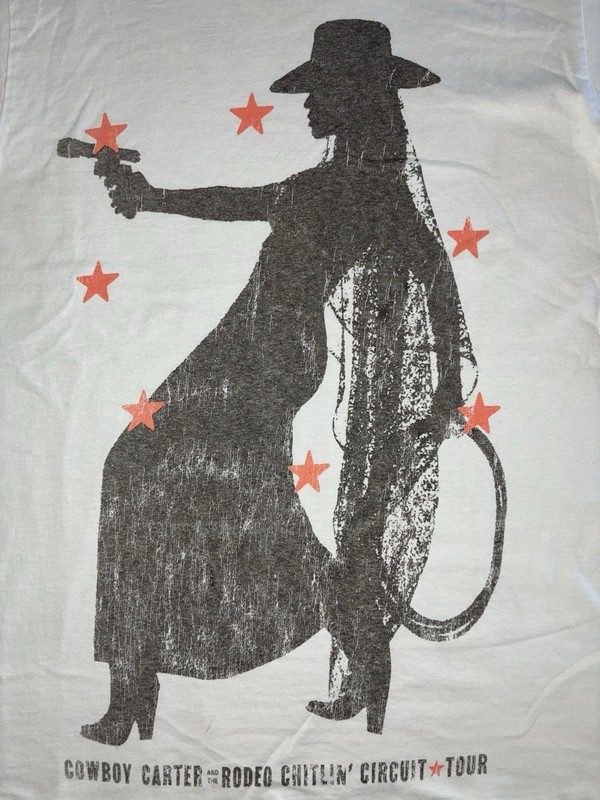 Beyonce Most Wanted Tee S White Cowboy Carter Tour 2025 Merch NEW *hole gallery