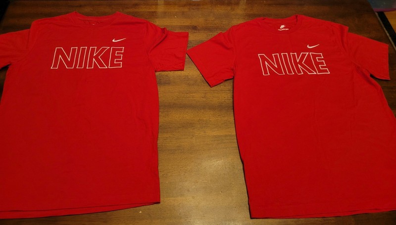 Mens Nike T-shirts Size Large Lot of 2
