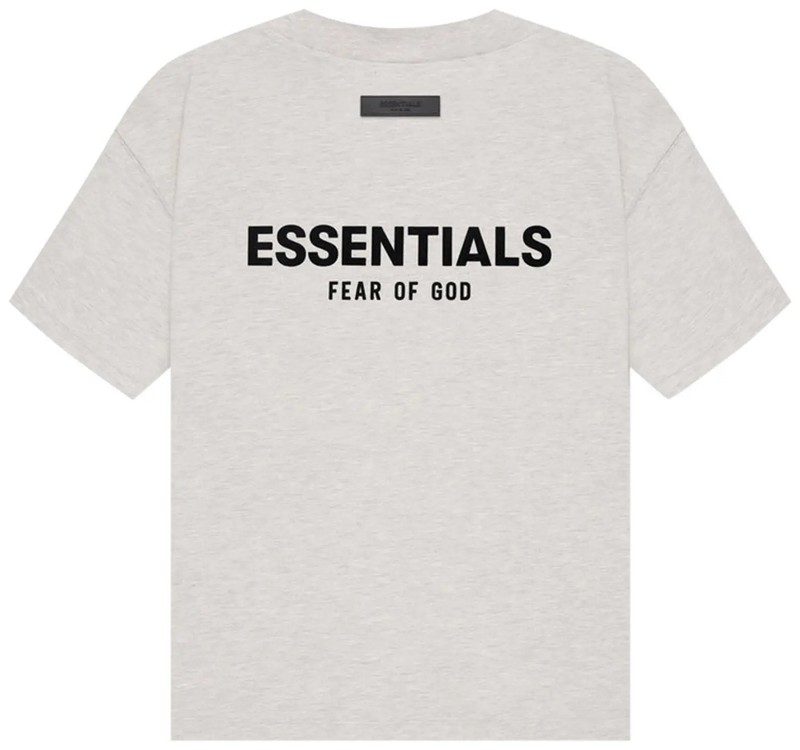 Fear of God Essentials Tee Light Oatmeal Men's L Oversized T-Shirt NWT SS22 gallery